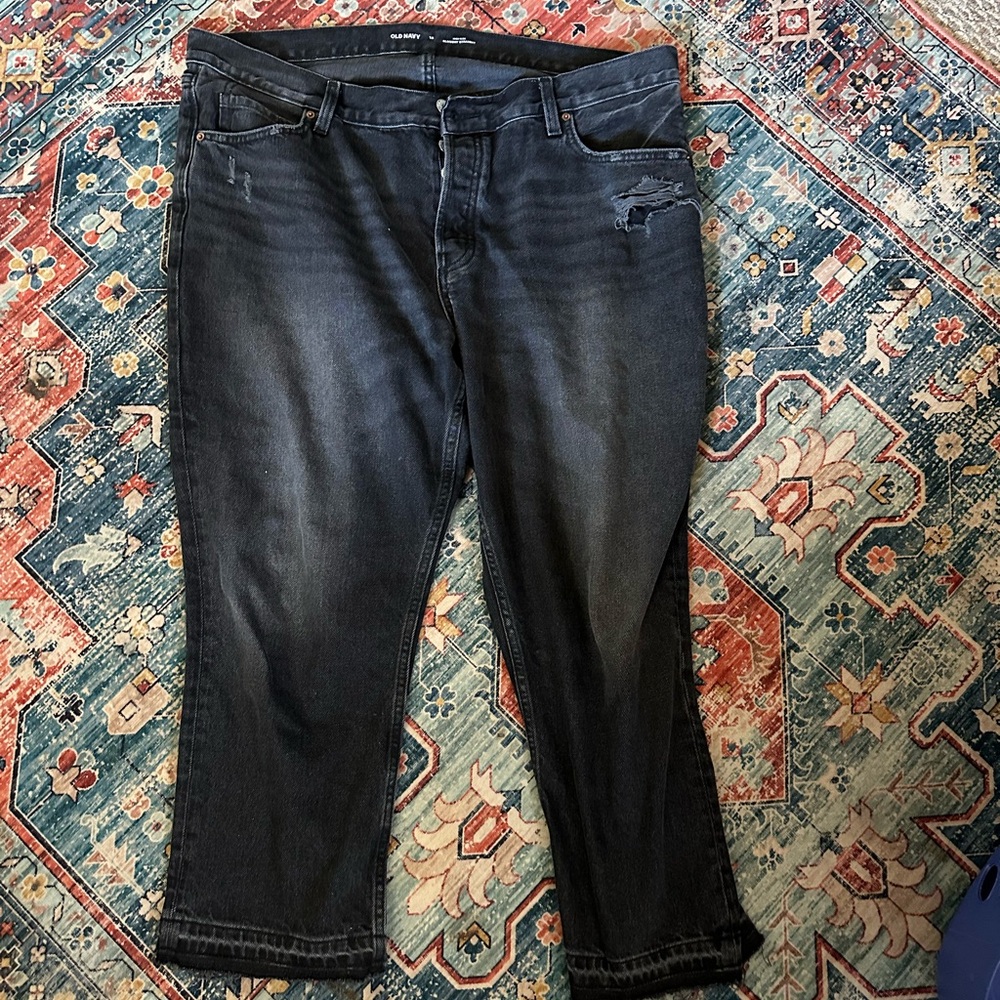 Old Navy Black Relaxed Fit Jeans